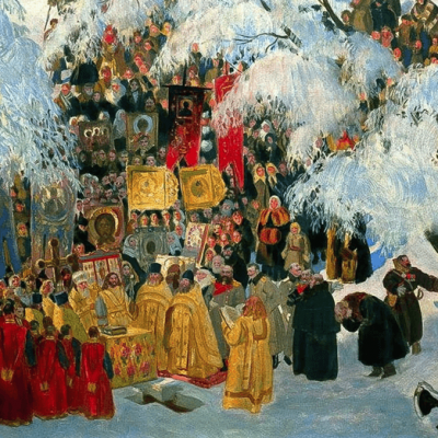 Зимние православные  праздники на Руси 0