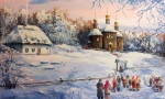 Зимние православные  праздники на Руси