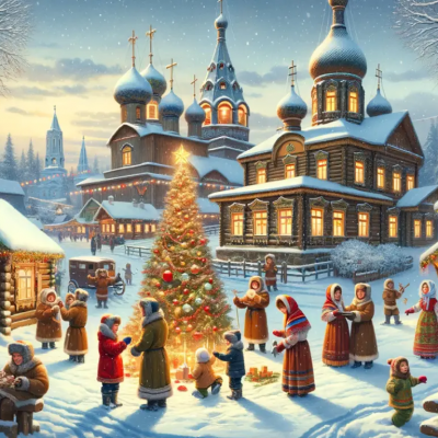 Зимние православные  праздники на Руси 4